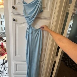 Blue cut Dress never worn